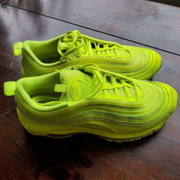 Nike Shoes - Nike Air Max 97 Triple Volt Womens Size 9 Bright Yellow Green 2019 CW7028-700